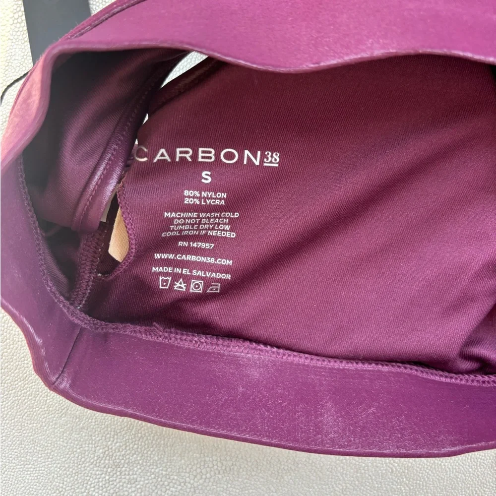 Carbon38 Action Bra 2.0 Takara Shine Pickled Beet Small NWT - Picture 5 of 11